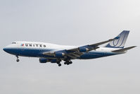 N105UA @ EDDF - United Airlines 747-400 - by Andy Graf-VAP