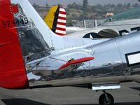 N4132A @ CMA - 1944 North American/Aero Classics P-51D MUSTANG, Rolls Royce V-1650-7 1,695 Hp, retractible tail wheel - by Doug Robertson