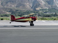 N823K @ SZP - 1993 Ball GREAT LAKES 2T-1AK as NX823K, Kinner R 56, 160 Hp modified for fuel injection, takeoff Rwy 22 - by Doug Robertson