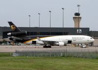 N287UP @ DFW - UPS MD-11 parked on the UPS ramp at DFW. - by paulp
