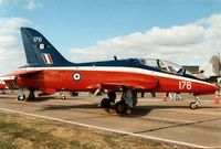 XX176 @ MHZ - Hawk T.1 of the Central Flying School on display at the 1989 Mildenhall Air Fete. - by Peter Nicholson