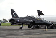 XX281 @ EGTC - British Aerospace Hawk T1A from RAF No 7 FTS/19(R) Sqn, Chivenor at Cranfield's Dreamflight Air Show in 1992. - by Malcolm Clarke