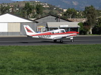 N8926P @ SZP - 1966 Piper PA-28-260B COMANCHE, Lycoming IO-540-D4A5 260 Hp, landing roll Rwy 04 - by Doug Robertson