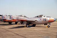 WZ590 @ EGSU - De Havilland Vampire T11 (DH-115) at The Imperial War Museum, Duxford. - by Malcolm Clarke