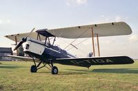 G-TIGA @ EGTC - De Havilland DH-82A Tiger Moth II at Cranfield Airport, UK. - by Malcolm Clarke
