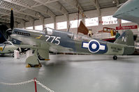 Z2033 @ EGSU - Fairy Firefly 1 'Evelyn Tensions' at the Imperial War Museum, Duxford in 1994. - by Malcolm Clarke