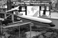 UNKNOWN @ EGLF - Hawker Siddeley HS-121 Trident 1. Model at the Farnborough Air Show in 1961. - by Malcolm Clarke
