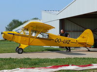 OO-LVZ @ EBTX - Piper Pa18-105 Super Cub OO-LVZ Royal Verviers Aviation - by Alex Smit