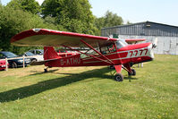 G-ATHU @ EGHP - seen @ Popham - by castle