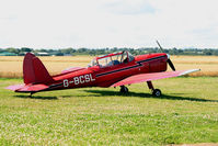 G-BCSL @ EGCV - seen @ Sleap - by castle