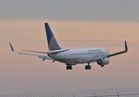 N39726 @ KORD - Continental Airlines Boeing 737-724, COA1183 arriving from KEWR on 22R. - by Mark Kalfas