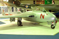 VT812 - De Haviland Vampire F3 exhibited in the RAF Museum Hendon , UK - by Terry Fletcher