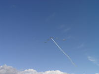 N157GS @ CCB - Another formation with smoke on - by Helicopterfriend