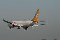 TC-APJ @ EBBR - Flight PGT271 is descending to RWY 25L - by Daniel Vanderauwera