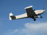 N91689 @ SZP - 1946 North American NAVION, Continental E-225 upgrade, Young Eagles monthly ride provider, departure climb SZP from Rwy 04 for WHP base - by Doug Robertson