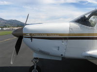 N4846J @ SZP - 1968 Piper PA-28R-180 ARROW, Lycoming IO-360-B1E 180 Hp, early cowl logo-the retractible gear Arrow stemmed from the Cherokee design and type certificate but use of 'Cherokee Arrow' was early and brief-just too much for ATC to put up with. - by Doug Robertson