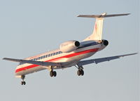 N672AE @ KORD - American Eagle EMB-145LR, EGF4073, arriving KORD RWY 28 from KEVV. - by Mark Kalfas