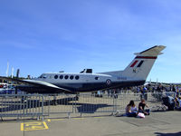 ZK454 @ EGQL - B200 super king air from 45(R)sqn/3FTS At Leuchars airshow '09 - by Mike stanners