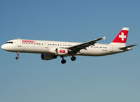 HB-IOH @ LEBL - Landing rwy 25R - by Shunn311