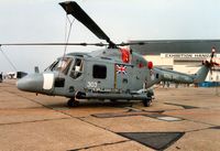 XZ228 @ MHZ - Lynx HAS.3GM of 815 Squadron in the static park at the 1991 Mildenhall Air Fete. - by Peter Nicholson