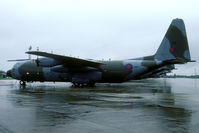 XV214 @ EGDL - We were invited to visit the Hercules ramp of Lyneham on a very wet day. After this shot we took shelter inside the aircraft - by Joop de Groot