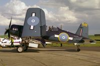 G-BXUL @ EGSU - Goodyear FG-1D Corsair at the Imperial War Museum, Duxford. Became G-FGID on 1991-11-01 - by Malcolm Clarke