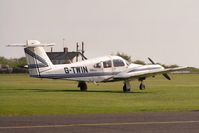 G-TWIN @ EGTC - Piper PA-44-180 Seminole at Cranfield in 1997. - by Malcolm Clarke