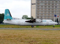 LX-LGE @ LFPG - Luxair. Fokker 50 (c/n 20180). - by vickersfour