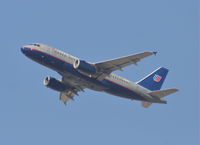 N816UA @ KLAX - United Airlines A319-131, 25R departure KLAX. - by Mark Kalfas