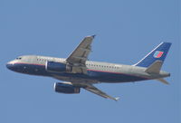 N816UA @ KLAX - United Airlines A319-131, 25R departure KLAX. - by Mark Kalfas