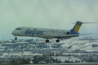 N862GA @ KBIL - McDonnell Douglas MD-83 - by cliffpov