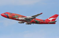 VH-OEJ @ KLAX - Qantas Boeing 747-438 Wunala Dreaming, 25R departure KLAX. - by Mark Kalfas