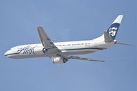 N320AS @ KLAX - Alaska Airlines Boeing 737-990, 25R departure KLAX. - by Mark Kalfas