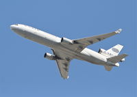 N381WA @ KLAX - World Airways Mcdonnell Douglas MD-11F, 25L departure KLAX. - by Mark Kalfas