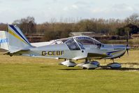 G-CEBF @ EGBO - EV-97A Eurostar - participant in the 2010 BMAA Icicle Fly-in at Wolverhampton - by Terry Fletcher