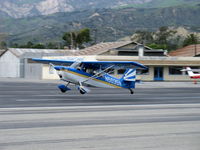 N5035N @ SZP - 1978 Bellanca 8KCAB Decathlon, Lycoming AEIO-320 150 Hp, takeoff climb Rwy 22 - by Doug Robertson