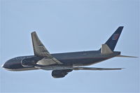 N787UA @ KLAX - United Airlines Boeing 777-222, N787UA 25R departure KLAX. - by Mark Kalfas