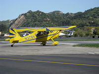 N37BY @ SZP - 2004 American Champion 8KCAB SUPER DECATHLON, Lycoming AEIO-360 180 Hp, taking the active - by Doug Robertson