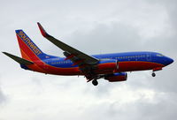 N748SW @ HOU - Over the numbers rwy 12R - by AJ Heiser