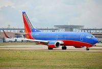 N372SW @ HOU - Lining up for takeoff 12R - by AJ Heiser