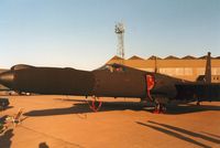 80-1093 @ EGQL - TR-1A of 95th Reconnaissance Squadron/17th Reconnaissance Wing at RAF Alconbury on display at the 1988 RAF Leuchars Airshow. - by Peter Nicholson