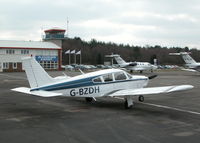 G-BZDH @ EGLK - VISITING ARROW ON THE TERMINAL APRON - by BIKE PILOT