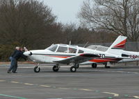 G-AXZD @ EGLK - VISITING CHEROKEE GET PUSHED BACK TO THE FENCE - by BIKE PILOT
