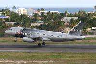 N522NK @ TNCM - Spirit wings landing at TNCM - by Daniel Jef