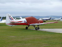 G-BZMD @ EGHR - Scottish Aviation BH121 Bulldog T1 G-BZMD Mad Dog Flying Group painted as Royal Air Force XX554/09 - by Alex Smit