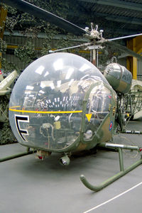 XT200 @ WINTHORPE - Westland Sioux AH1 at Newark Air Museum, Winthorpe in 1992. - by Malcolm Clarke