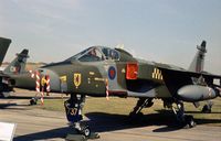 XX737 - Jaguar GR.1 of 54 Squadron on display at the 1977 Royal Review at RAF Finningley. - by Peter Nicholson