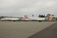 OE-LCL @ VIE - Austrian arrows Canadair Regional Jet CRJ200LR - by Joker767