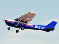 N916TA @ 5W8 - Departing runway 4 - by John W. Thomas