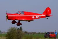G-APIE @ EGCL - at Fenland on a fine Spring day for the 2010 Vintage Aircraft Club Daffodil Fly-In - by Terry Fletcher